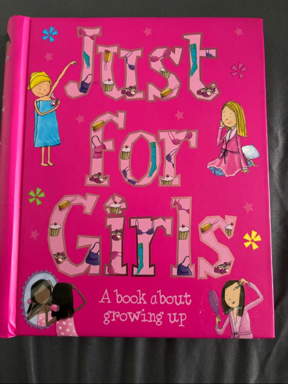 - Bright Pink Kids Book About Growing Up